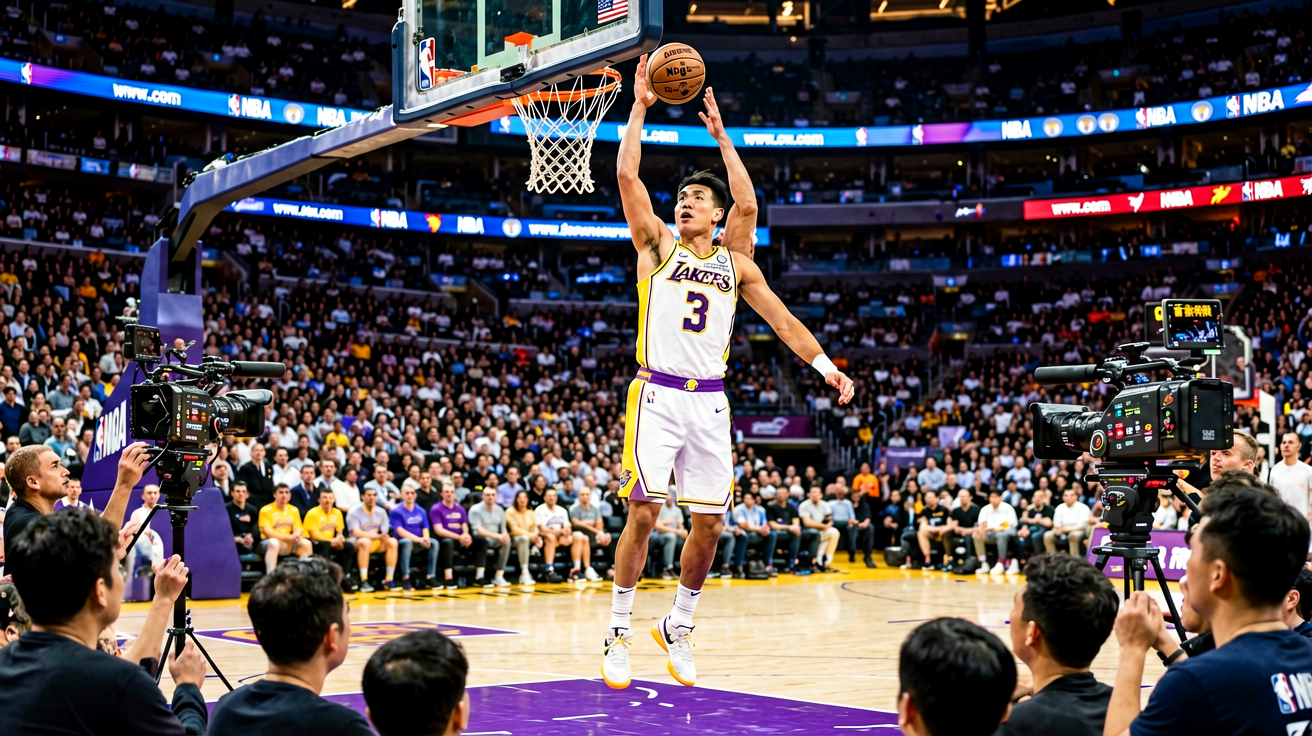 333体育NBA篮球赛事直播，湖人队精彩扣篮瞬间